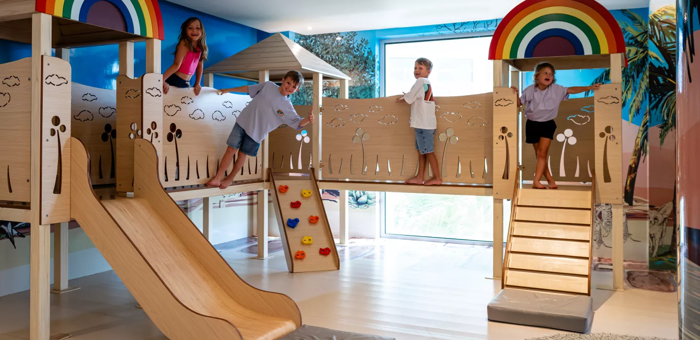 Children at Camp Safari Centara Mirage Beach Resort Dubai