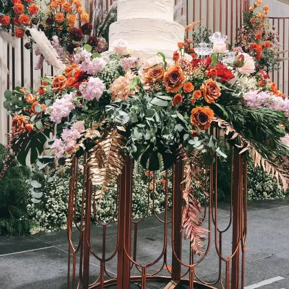 Wedding decorations at Centara’s venue