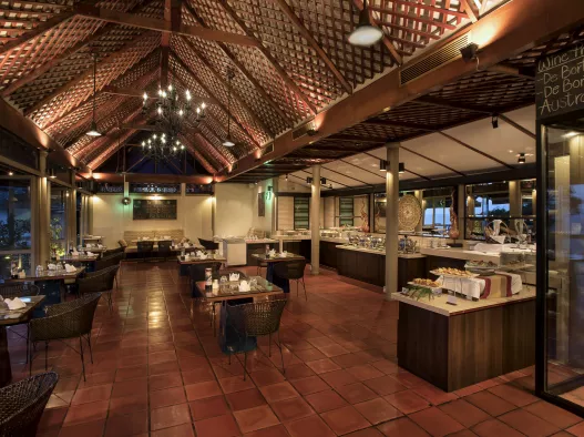 romantic restaurant in phuket with a cosy indoor setting