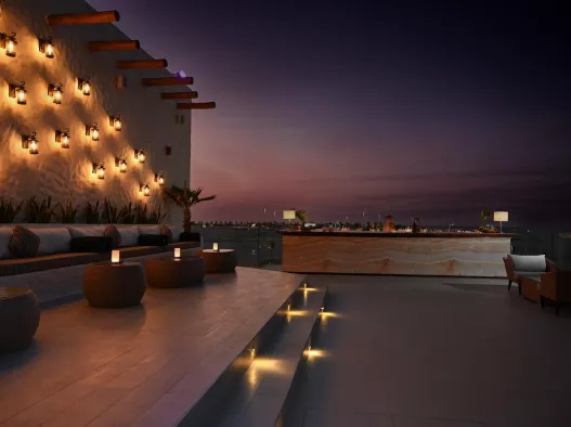 sunset rooftop