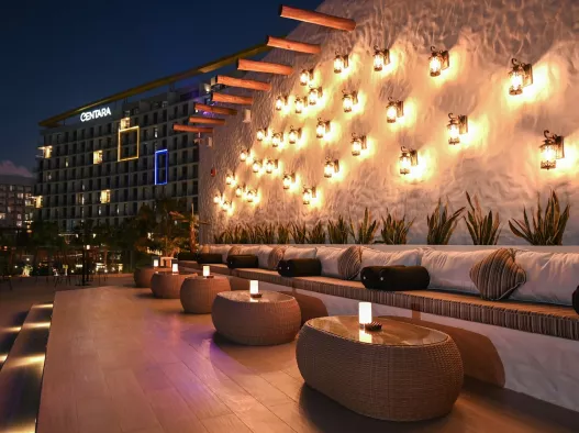 sunset rooftop