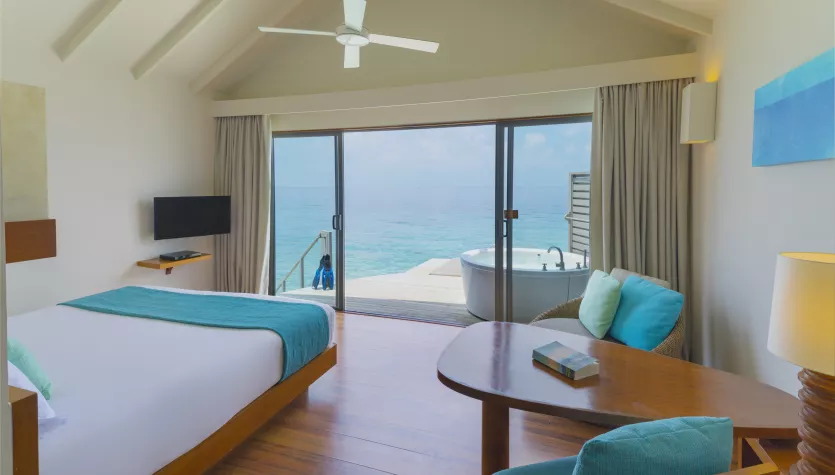 Deluxe Spa Over Water Villa at Centara Ras Fushi Resort & Spa Maldives Deluxe Spa Over Water Villa at Centara Ras Fushi Resort & Spa Maldives