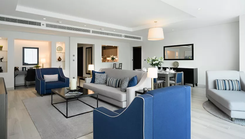 Deluxe Two Bedroom City View Residence at Centara West Bay Hotel & Residences Doha Deluxe Two Bedroom City View Residence at Centara West Bay Hotel & Residences Doha
