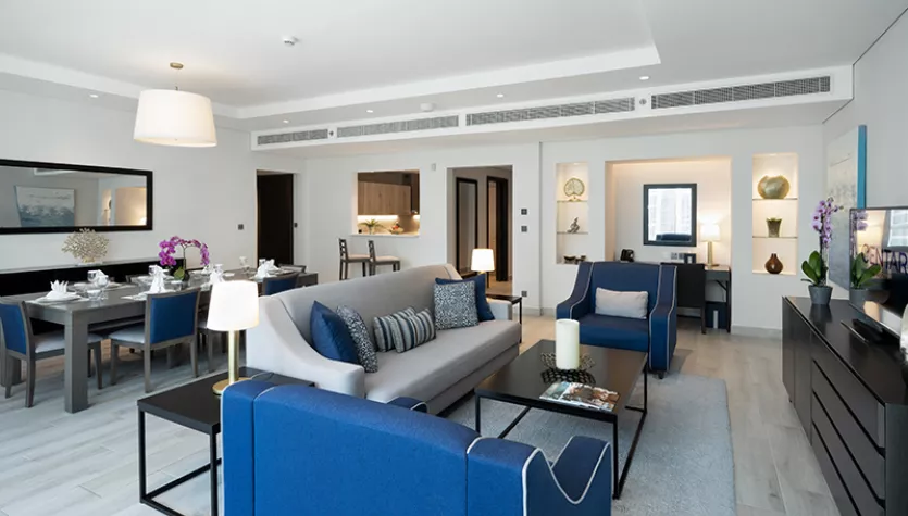 Deluxe Three Bedroom City View Residence at Centara West Bay Hotel & Residences Doha Deluxe Three Bedroom City View Residence at Centara West Bay Hotel & Residences Doha