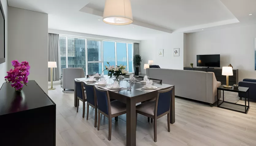 Executive Three Bedroom City View Residence at Centara West Bay Hotel & Residences Doha Executive Three Bedroom City View Residence at Centara West Bay Hotel & Residences Doha