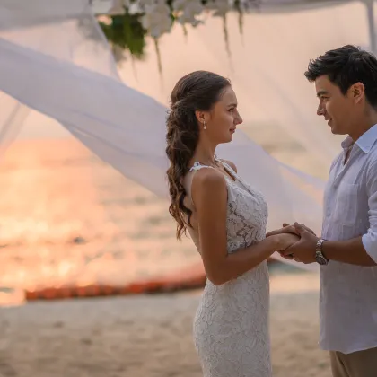 Sandbank Wedding/Renewal of Vows Ceremony