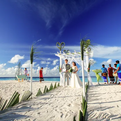 Sandbank Wedding/Renewal of Vows Ceremony