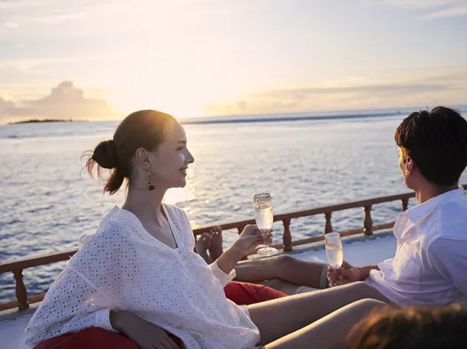 Couple lifestyle at Centara Grand Maldives