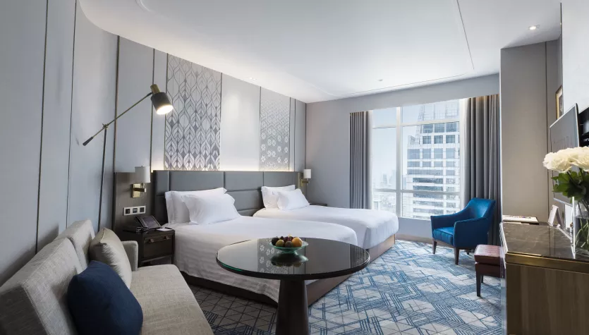 Deluxe Room at Centara Grand at CentralWorld Deluxe Room at Centara Grand at CentralWorld