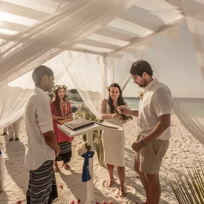 Sandbank Wedding/Renewal of Vows Ceremony