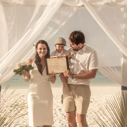 Sandbank Wedding/Renewal of Vows Ceremony