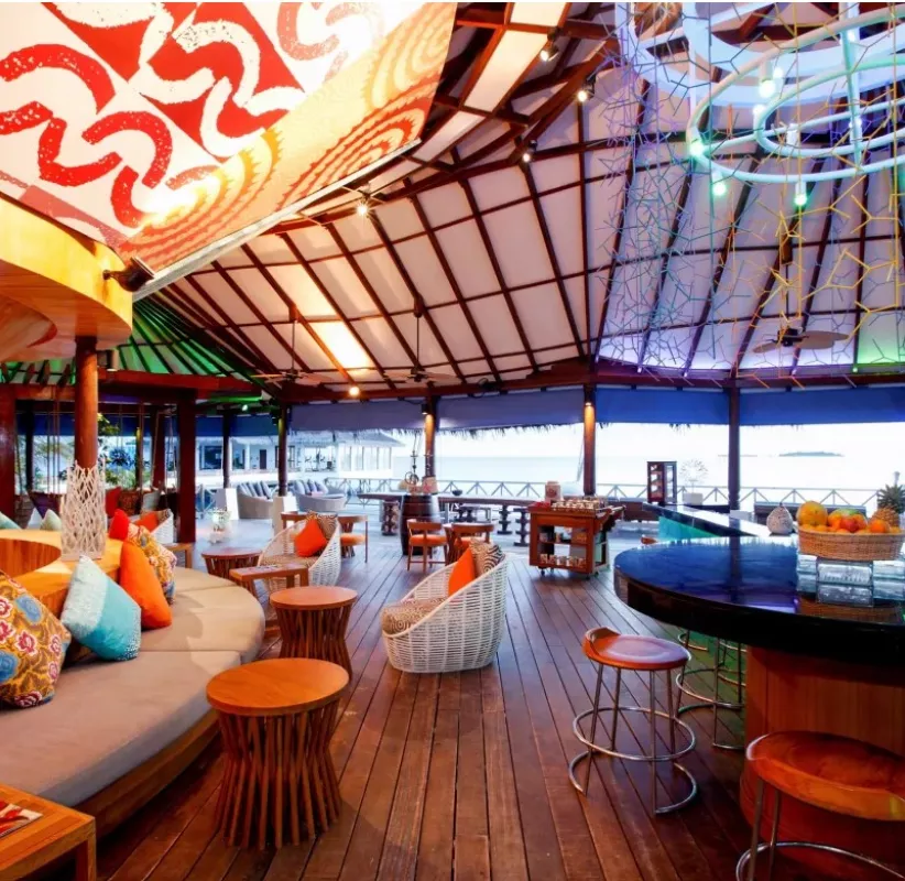 Coral Bar and Lounge Machchafushi Island Resort & Spa Maldives